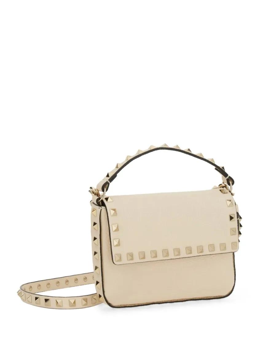 Valentino Garavani Hobo bags Mini "Rockstud" Bag in beige