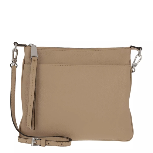 Abro Adria Leather Handbag Natural Crossbodytas