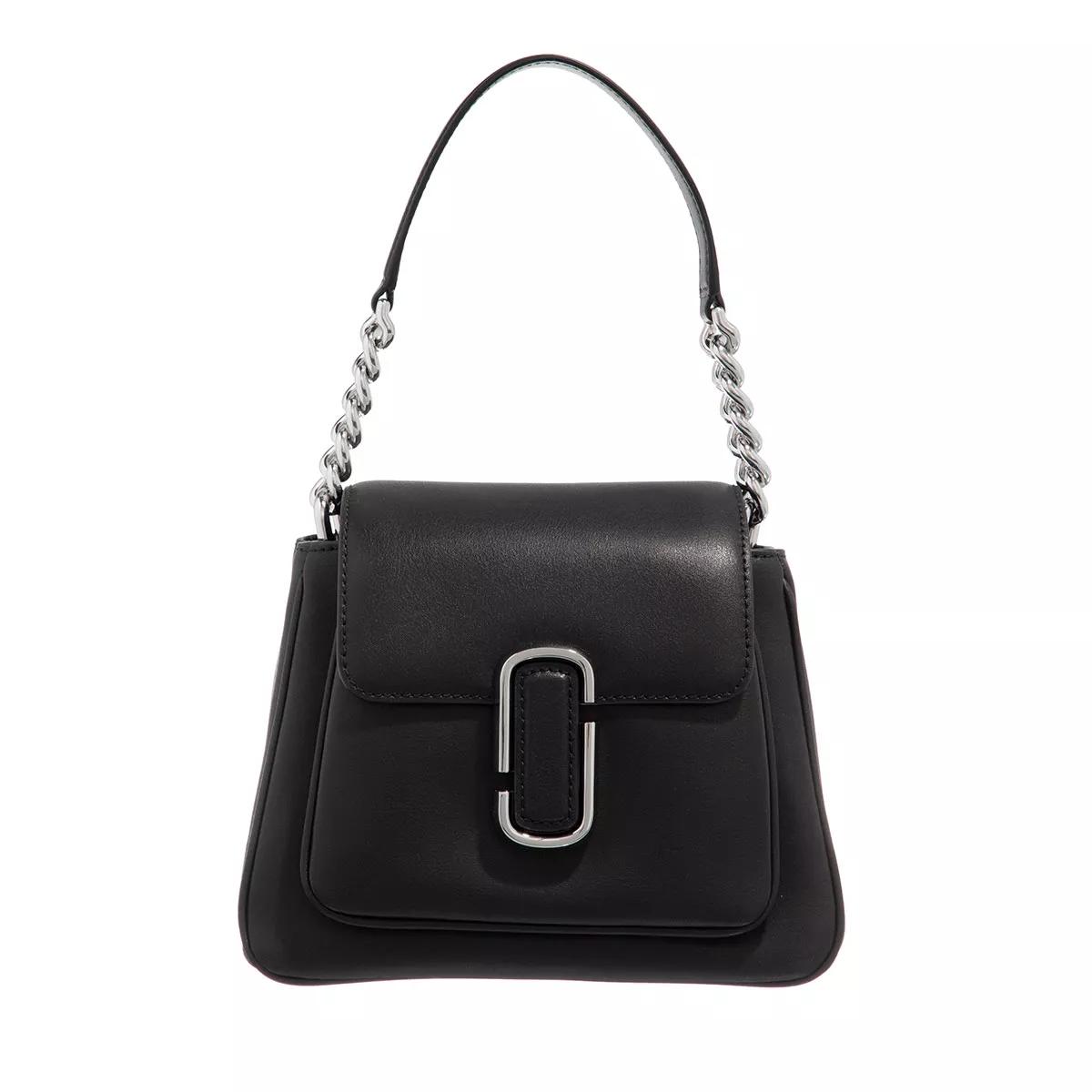 Marc Jacobs The Chain Mini Satchel Black Silver Satchel