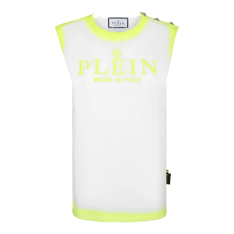 Philipp Plein Top Tanktop weiss