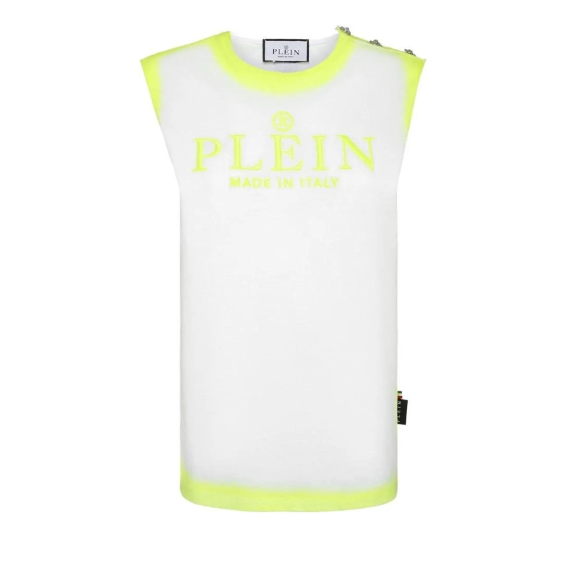 Philipp Plein Top Tanktop weiss