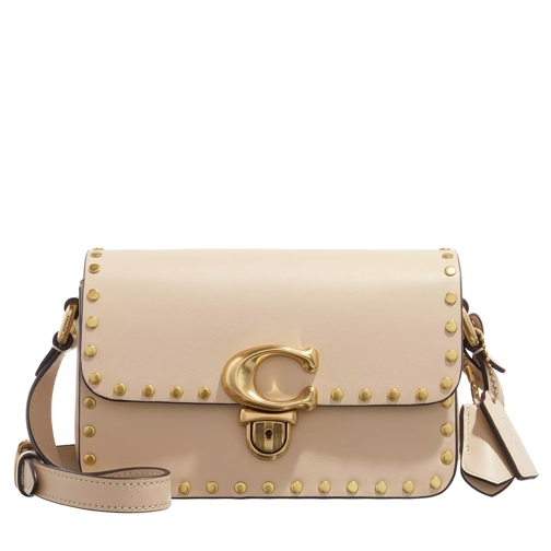 Coach Glovetanned Leather With Rivets Studio Shoulder Ba B4/Ivory Borsetta a tracolla