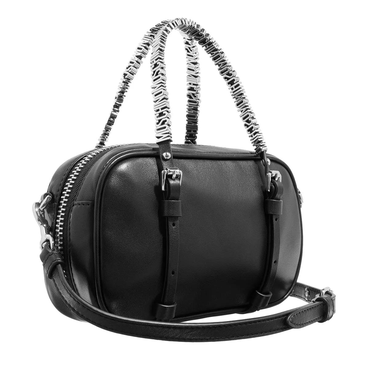 Moschino Crossbody bags Mini Lettering in zwart