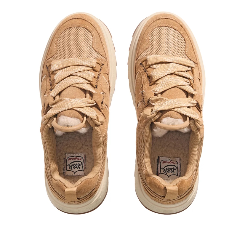 Ash Plateau-Sneaker Movie01 Camel/Eggnug Fur(Image 6)