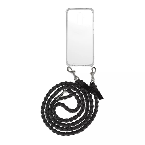 fashionette Smartphone Mate 20 Lite Necklace Braided Black Phone Sleeve