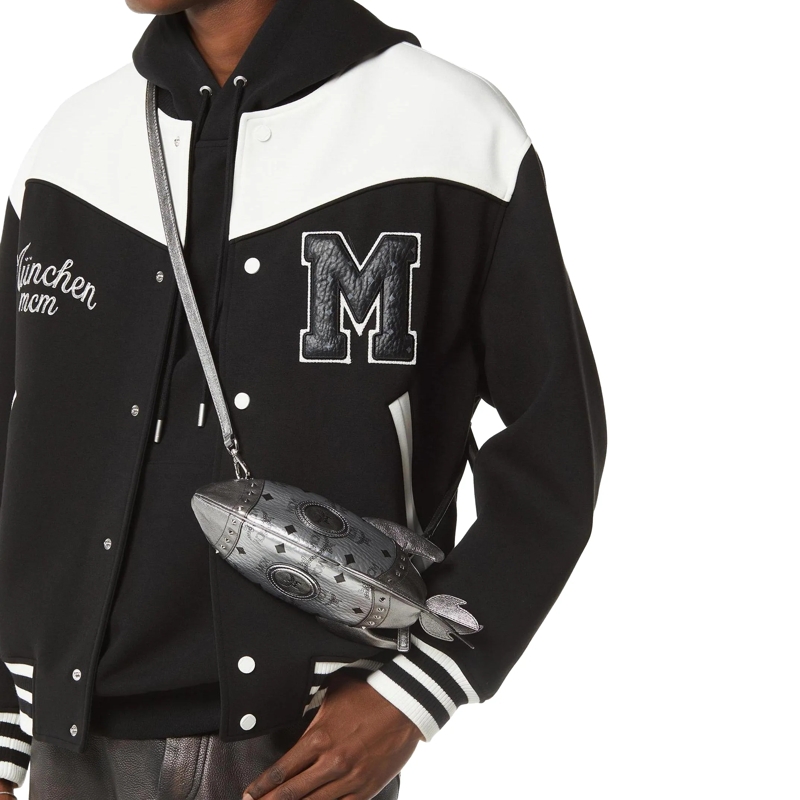 MCM Crossbody Bag Aren Vi Crossbody Sml Sv Silver(Image 3)