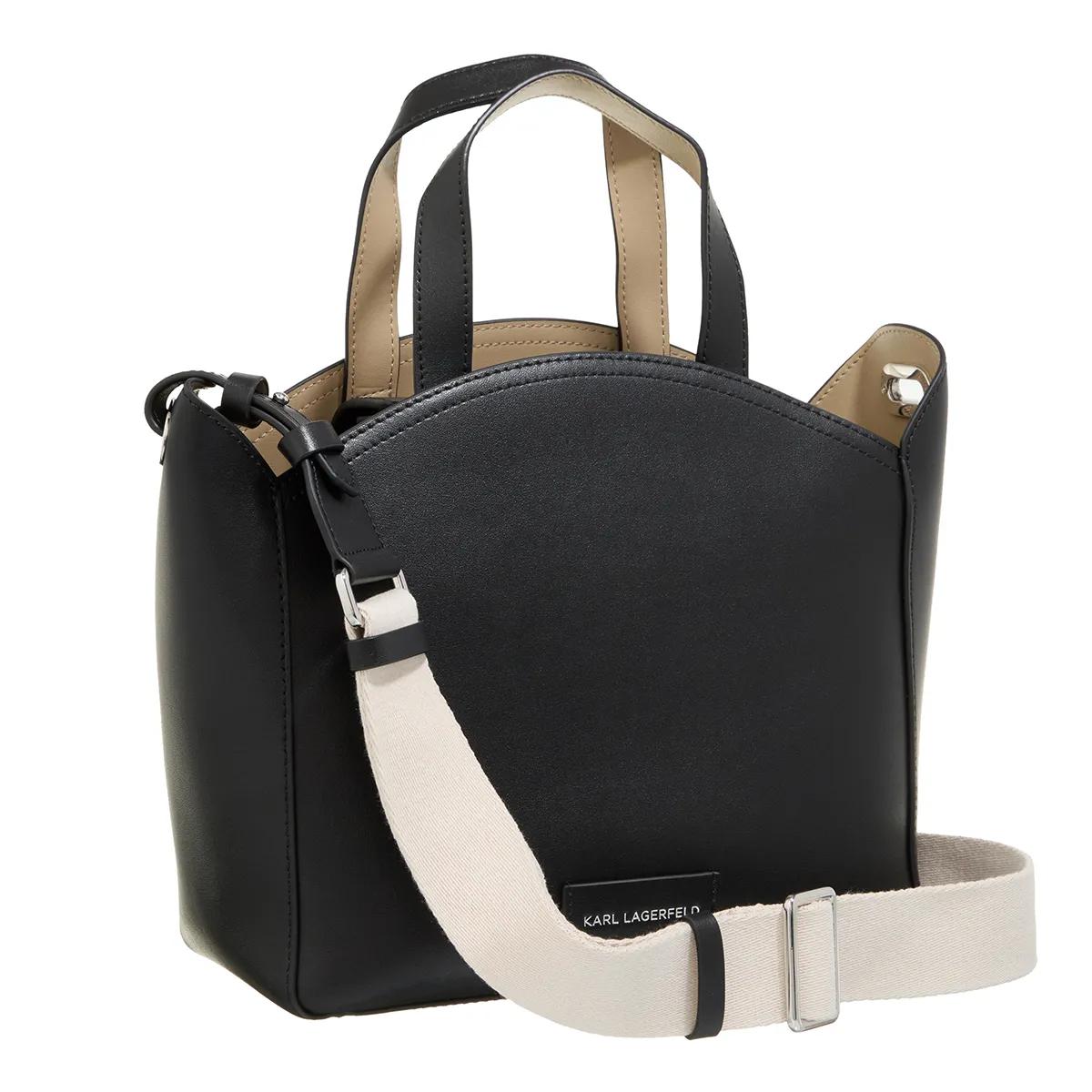 Karl Lagerfeld Shoppers & Totes K Circle Sm Tote Perforated in zwart