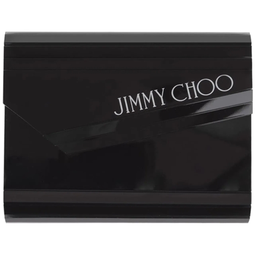 Jimmy Choo Tote Candy Logo Clutch Shoulder Bag schwarz