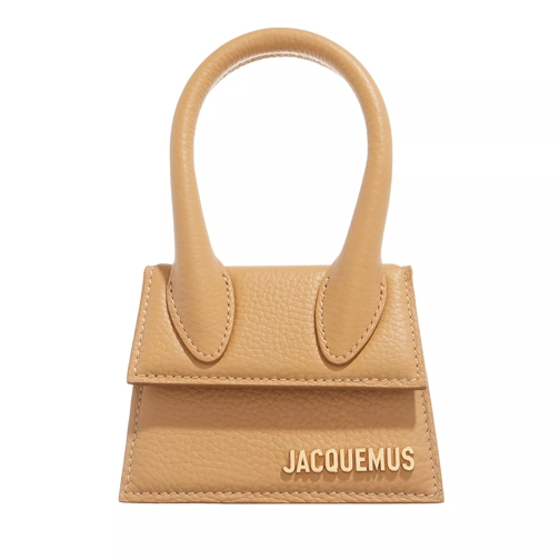 Jacquemus Le Chiquito Top Handle Bag Leather Camel Micro borsa