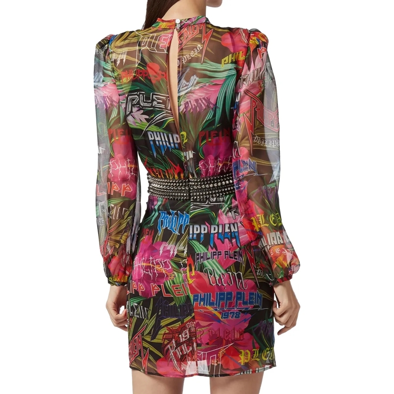 Philipp Plein Minikleid Minikleid bunt(Image 2)