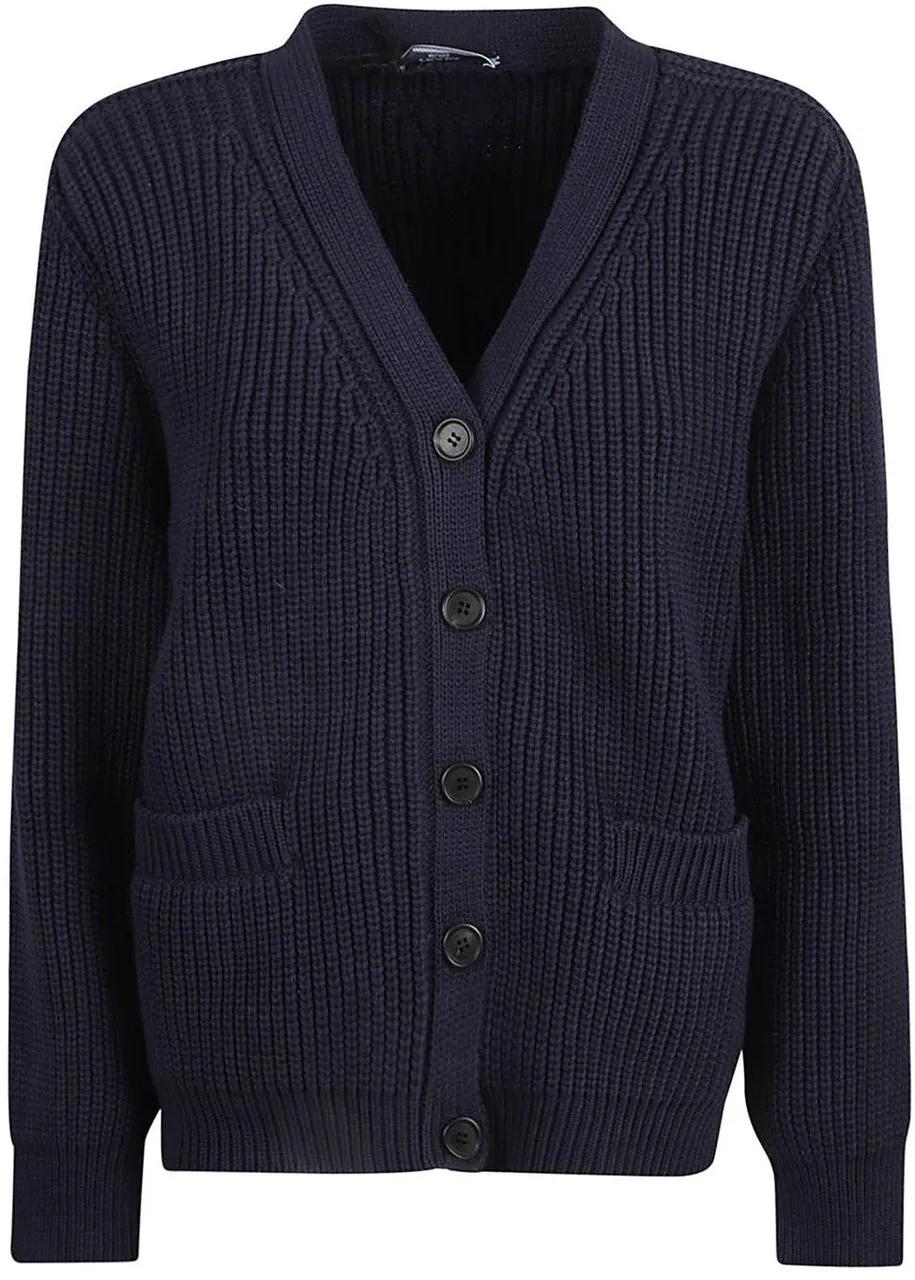 Thumbnail - Prada - Prada Cotton Cardigan - Größe 40 - blue