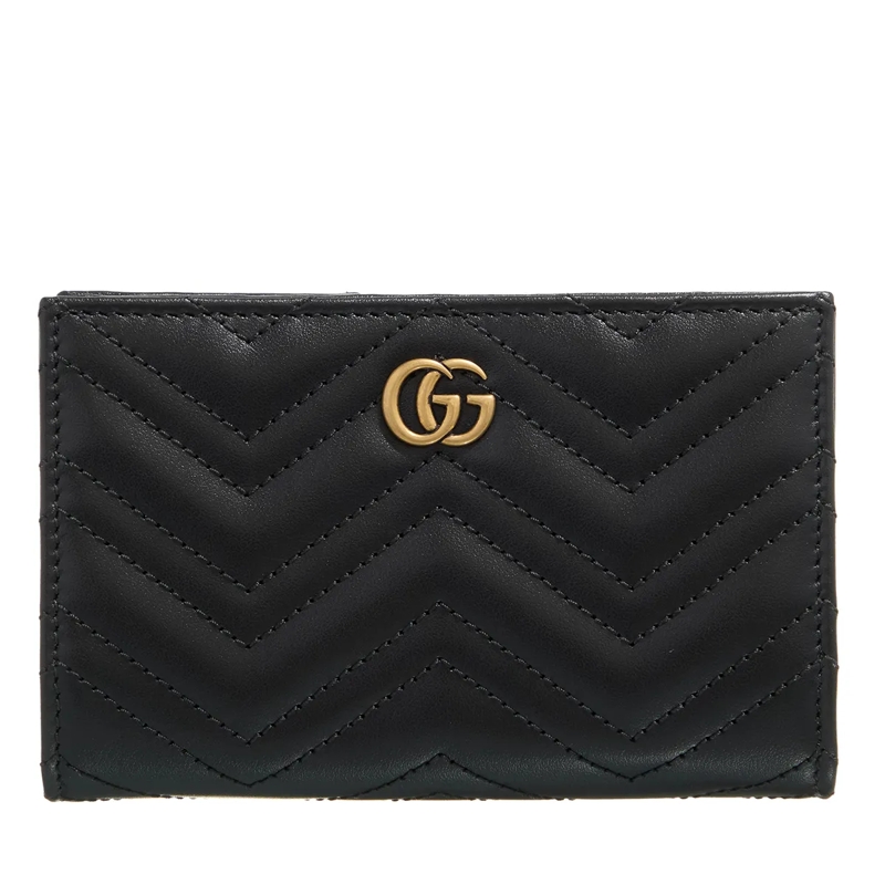 Gucci Bi-Fold-Portemonnaie GG Marmont Wallet Black