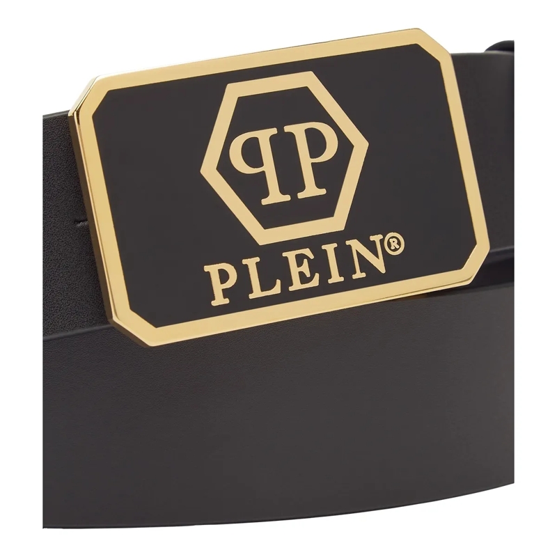 Philipp Plein Gürtel Gürtel Hexagon schwarz(Image 3)
