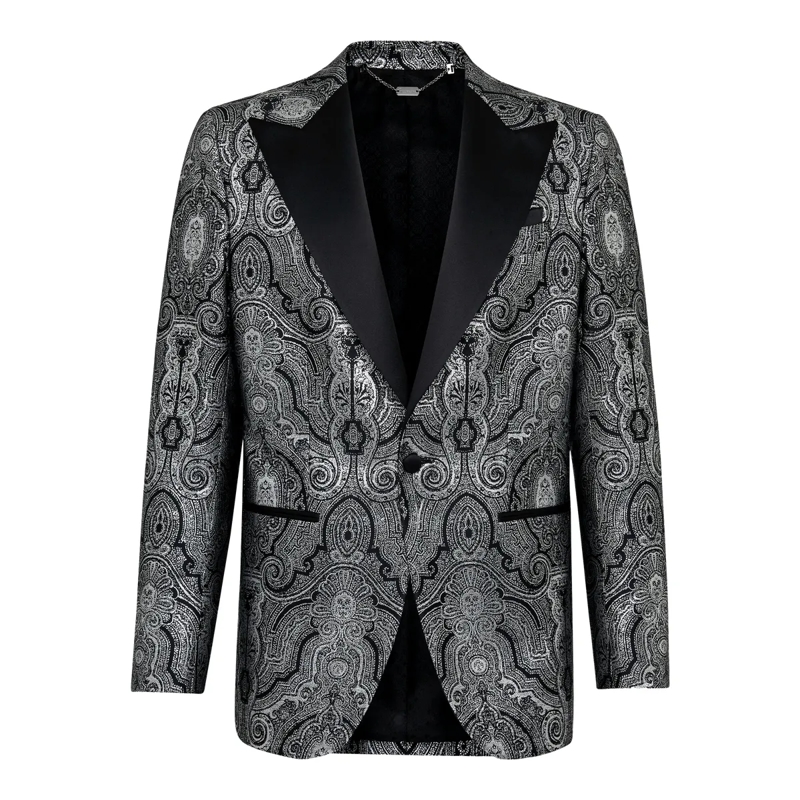 BILLIONAIRE Blazer Blazer Paisley silber