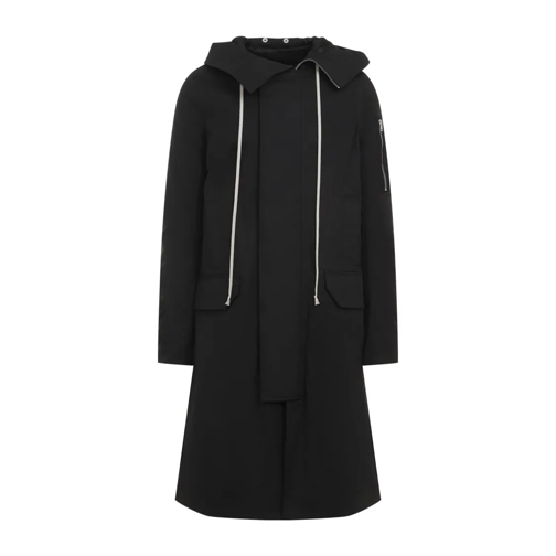 Rick Owens Megaparka Black Cotton Jacket Black Parka rockar