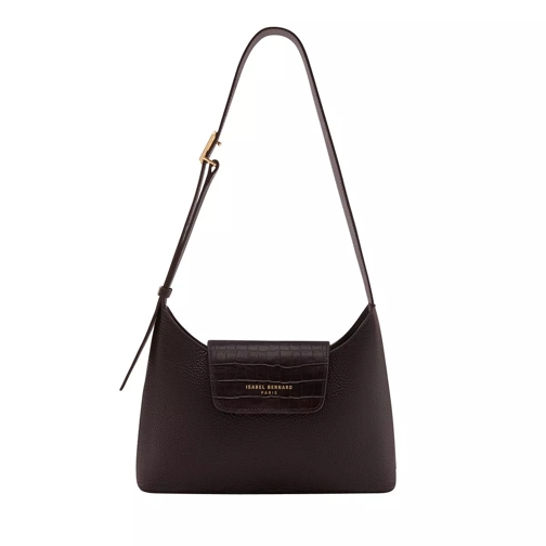 Isabel Bernard Femme Forte Amélie Black Calfskin Leather Shoulder Bag Crossbody Bag