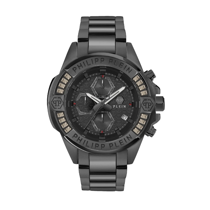 Philipp Plein Chronograph Quarz-Chronographenuhr The $Kull Chrono schwarz