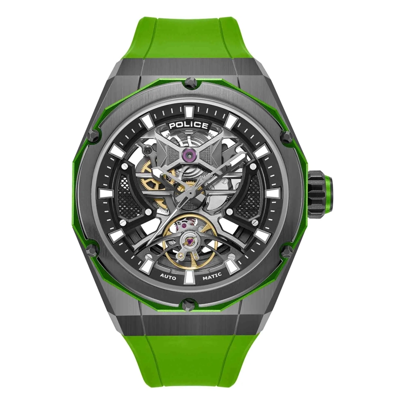 Police Automatikuhr Automatikuhr Dayton grün