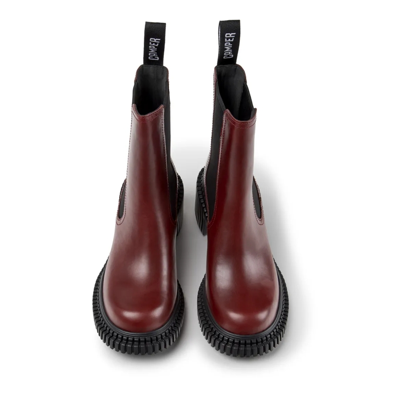 Camper Stiefel Der Pix London, Ihr leichter Wohlfühl-Absatzschuh, burgund(Image 5)