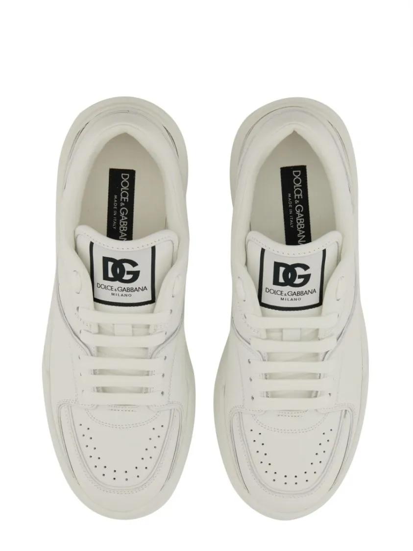 Thumbnail - Dolce&Gabbana Low-Top Sneaker - "New Roma" Sneaker - Gr. 43 (EU) - in Weiß - für Damen