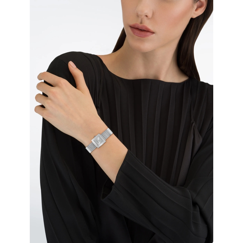 Salvatore Ferragamo Quarzuhr Quarz Analog Uhr Jt- Ferragamo Portrait silber(Image 3)