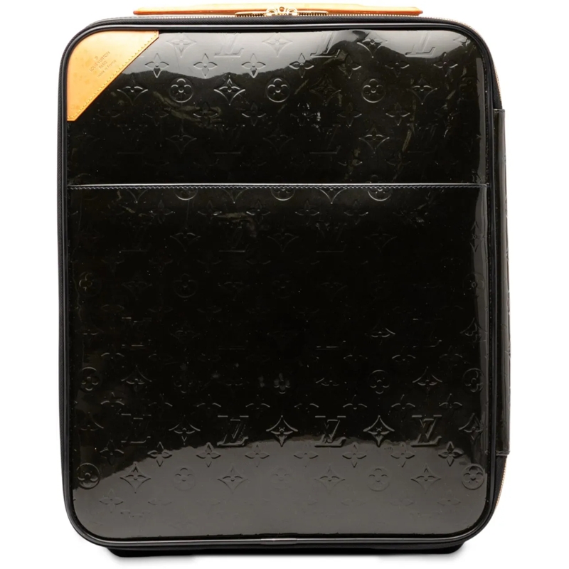 Louis Vuitton Sac week-end Monogram Vernis Pegase 45 schwarz