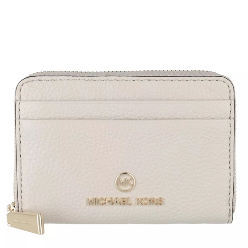 MICHAEL Michael Kors Small Za Coin Card  Light Sand Portemonnaie mit Zip-Around-Reißverschluss