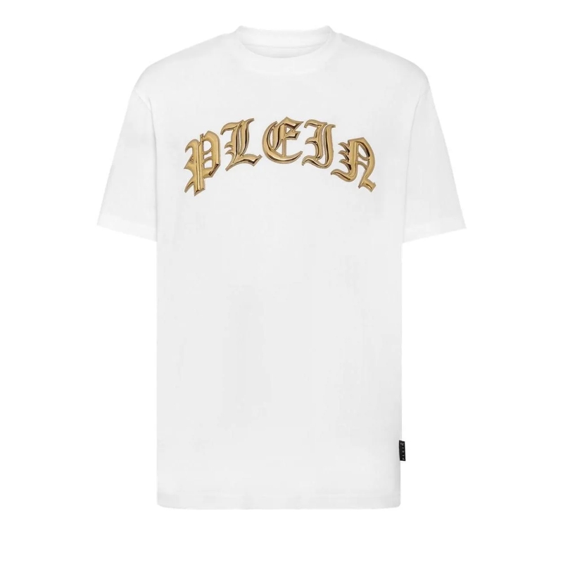 Philipp Plein T-Shirt T-Shirt Gothic Plein weiss