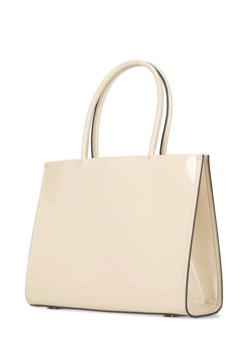 TORY BURCH Shoppers & Totes Ella Bio Patent Small Tote in beige