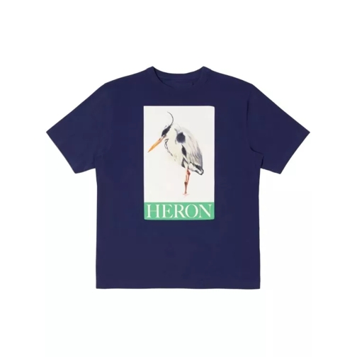 Heron Preston Blue Heron Bird T-Shirt Blue 
