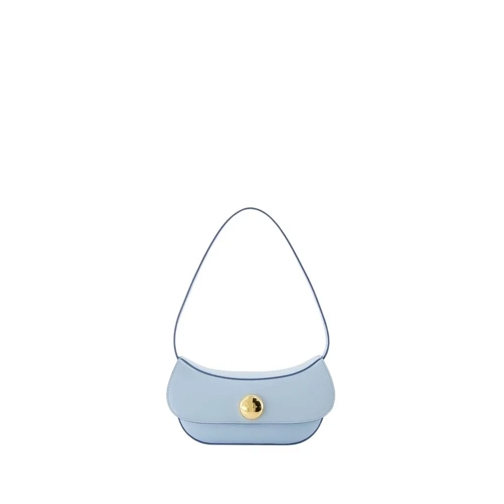 Marni Schoudertas Small Hobo Shoulder Bag - Leather - Blue Blue