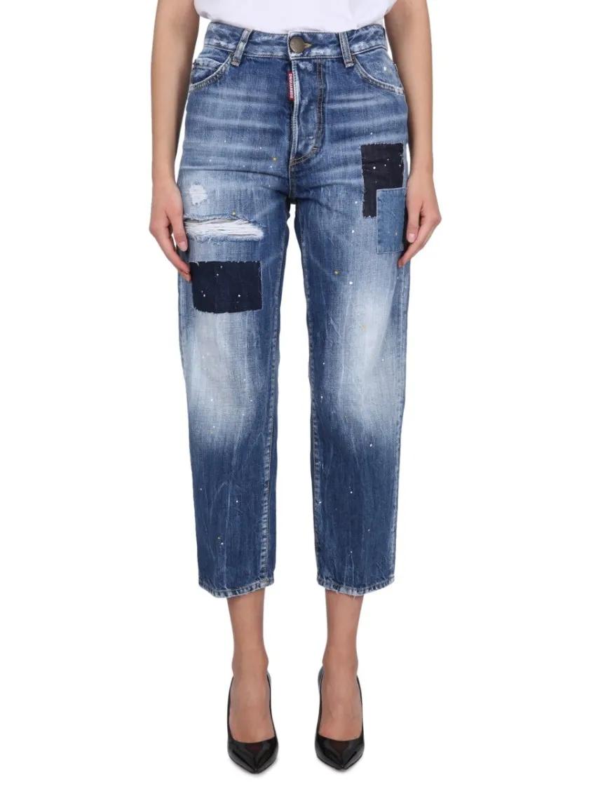 Thumbnail - Dsquared2 - Blue Boston Jeans - Größe 40 - blau