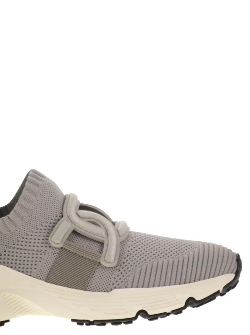 Thumbnail - Tod's Low-Top Sneaker - Kate Sneakers In Technical Fabric - Gr. 38,5 (EU) - in Grau - für Damen