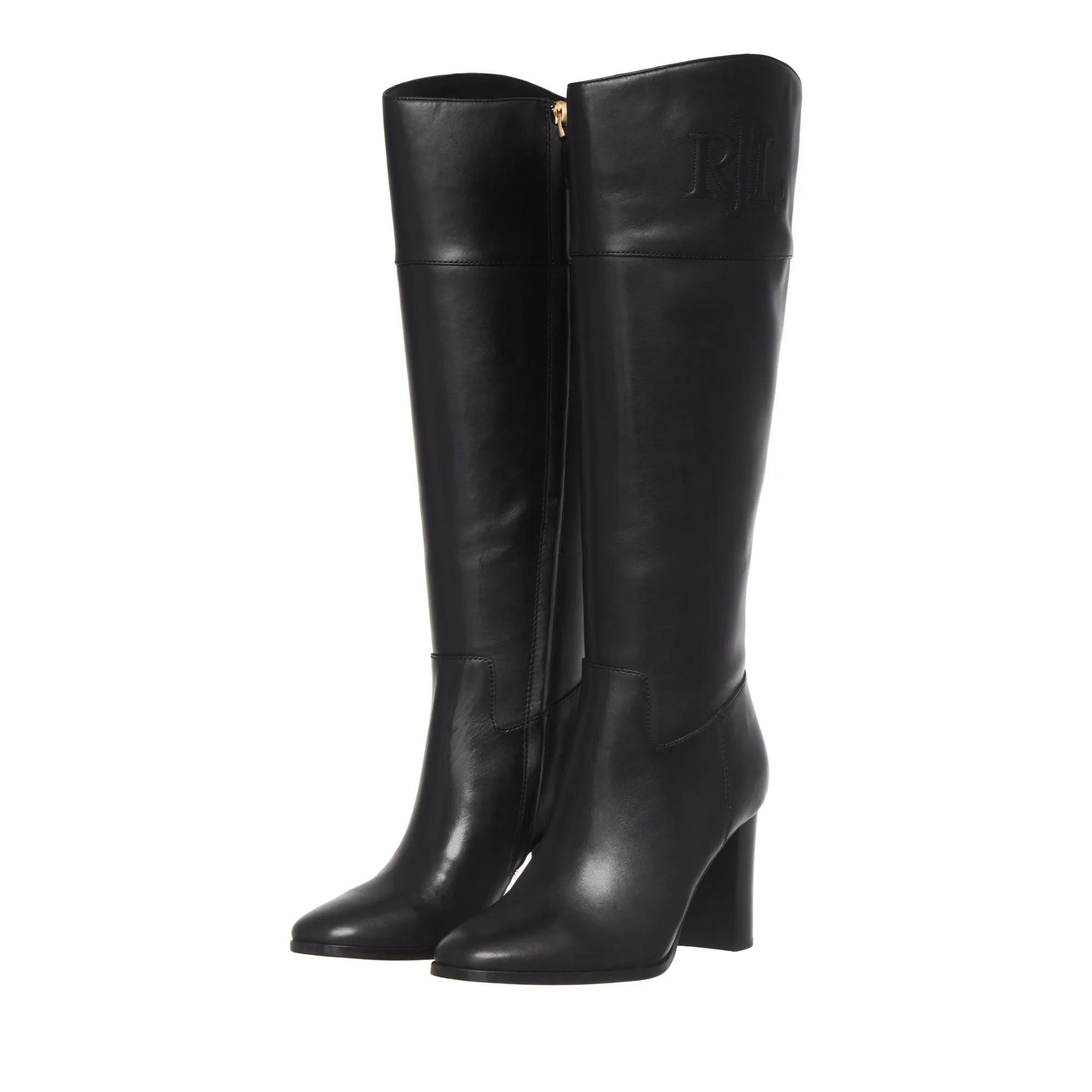 Lauren Ralph Lauren Boots & Stiefeletten - Page Ii Boots Tall Boot - Gr. 38 (EU) - in Schwarz - für Damen