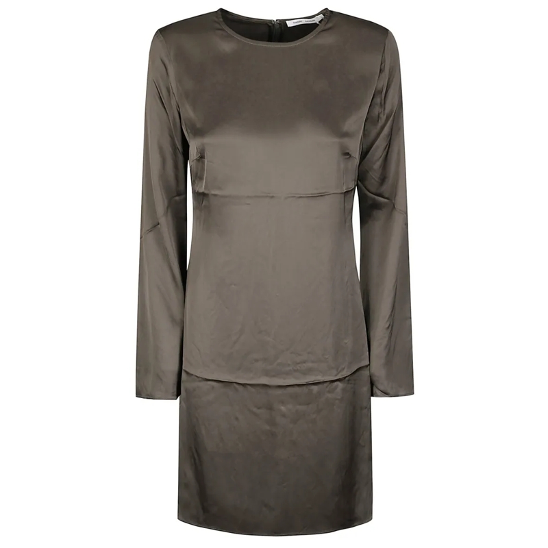 Samsøe Samsøe Midi-jurk Samiley Dress Grey