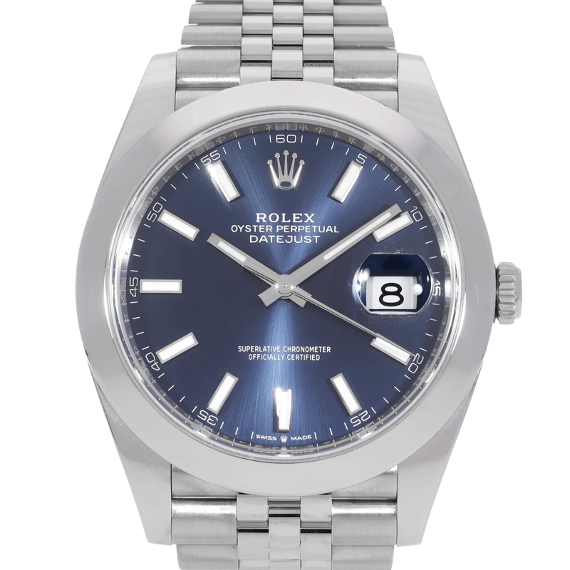 Rolex Automatikuhr Datejust Blau