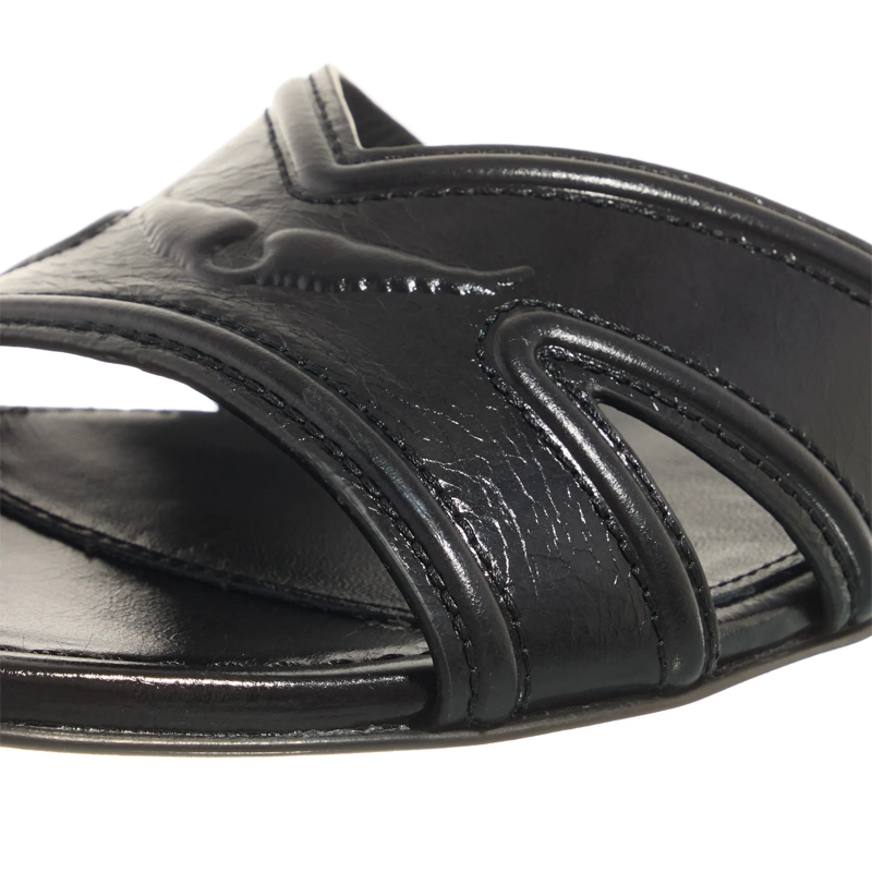 Zadig & Voltaire Claquettes Azora Mule Vintage Patent Noir(Image 5)