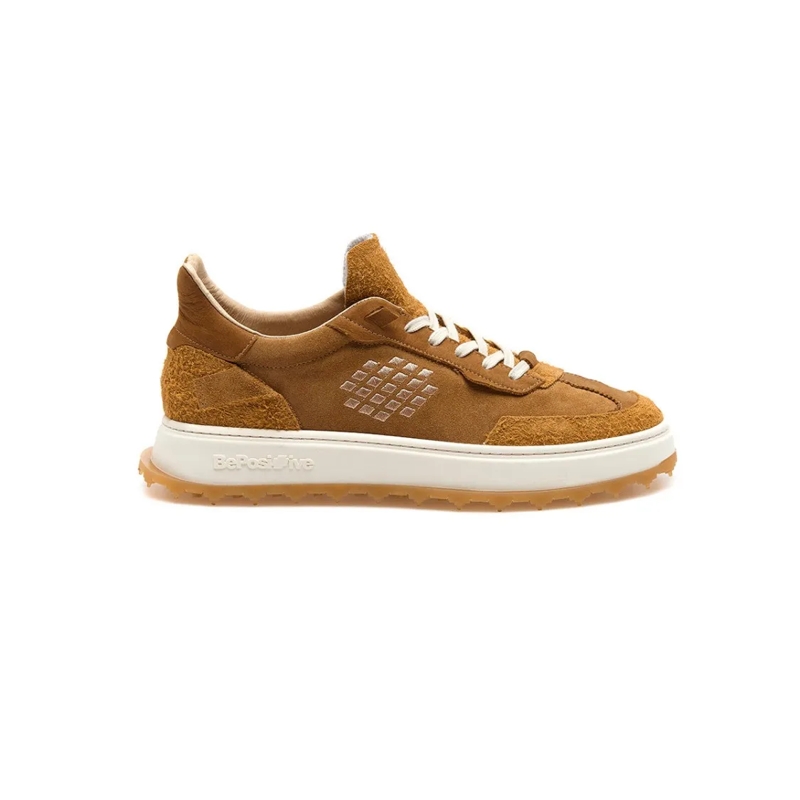 Be Positive Sneaker basse Cuprace Sport - Suede Mix + Nubuck Brown