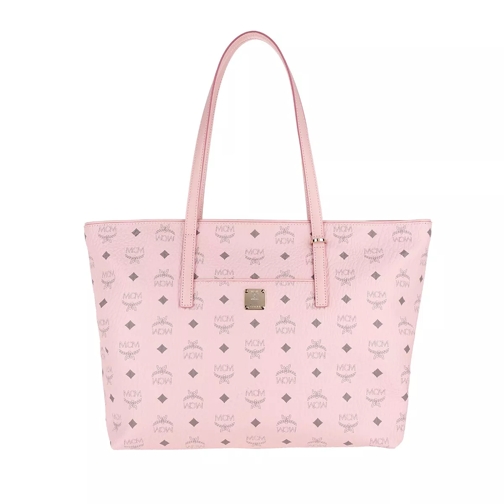 MCM New Anya Shopping Bag Medium Powder Pink Shopping Bag