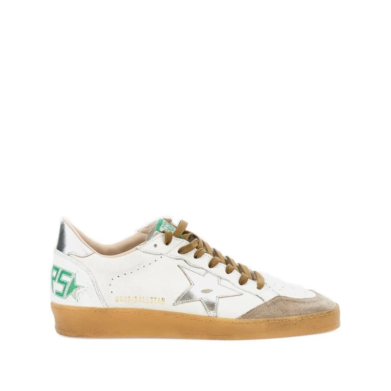 Golden Goose Lage-top sneaker Low-Top Sneakers With Silver Star Accents White