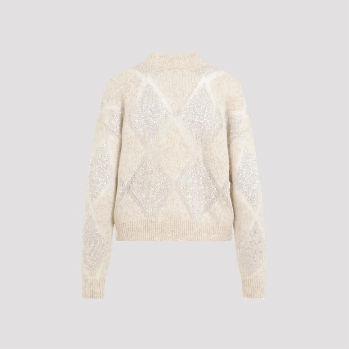 Brunello Cucinelli - Rombi Sweater Pullover - Größe M -