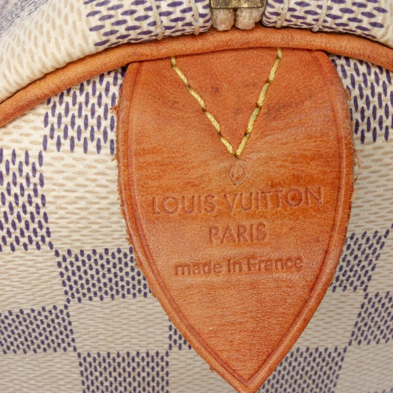 Thumbnail - Louis Vuitton Crossbody Bags - Damier Azur Speedy 30 - Gr. unisize - in Weiß - für Damen