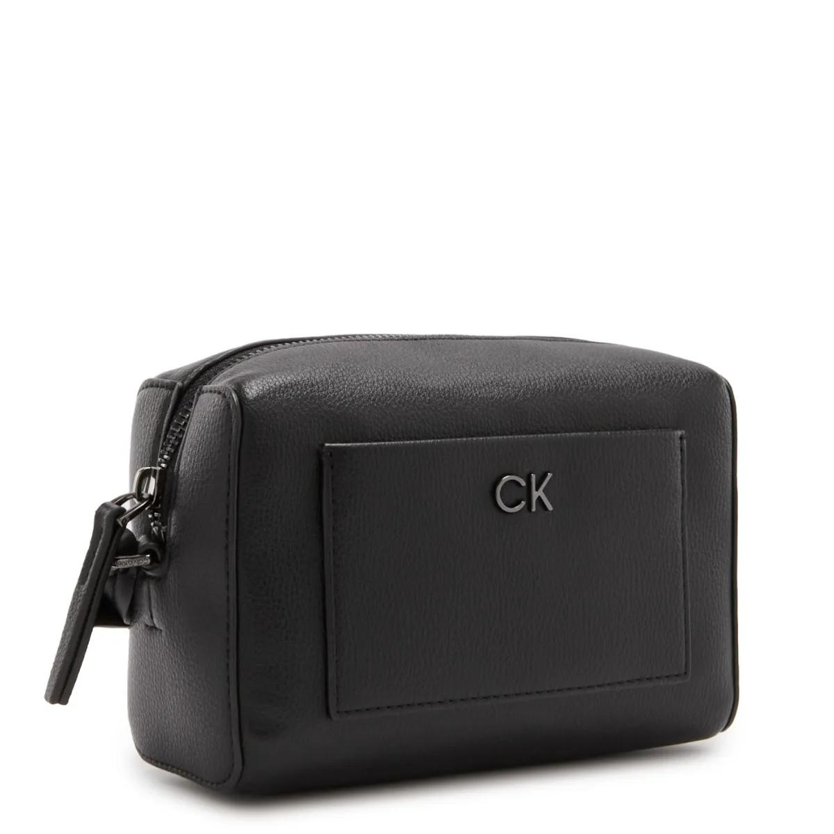 Calvin Klein Zwarte handtas met verstelbare schouderband Black Dames