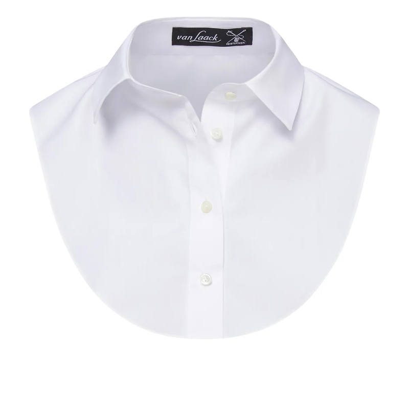 VAN LAACK Wollschal Einstecktuch Uni weiss