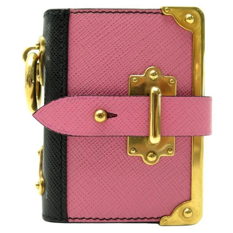 Prada Geldbörse NEUER PRADA NOTIZBUCHHALTER 1TL058 SAFFIANO-LEDER  pink