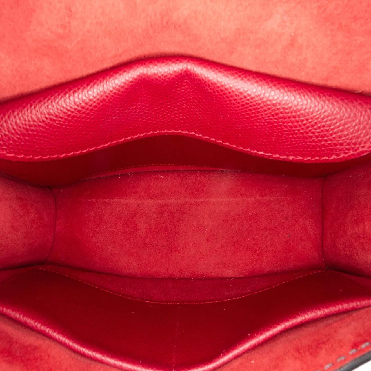 Thumbnail - Christian Dior Hobo Bags - 2018 Calfskin J Adior Chain Flap - Gr. unisize - in Rot - für Damen