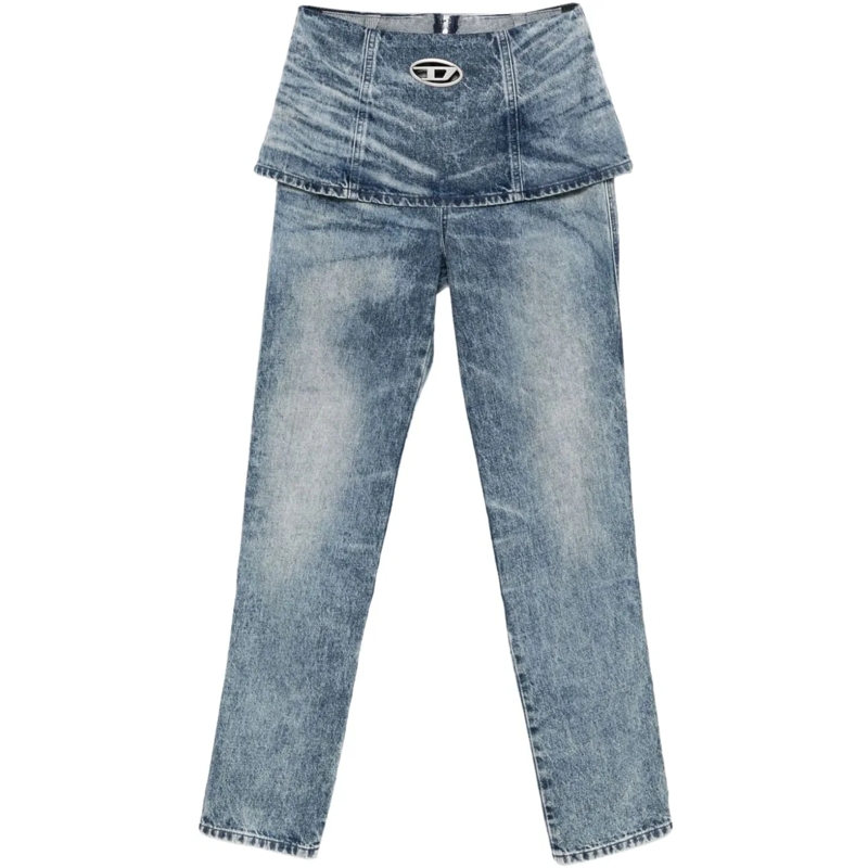 Diesel Jeans à jambe droite Jeans Blue blau