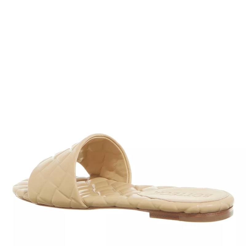 Bottega Veneta Slides Flat Sandal Leather Cane Sugar(Image 3)