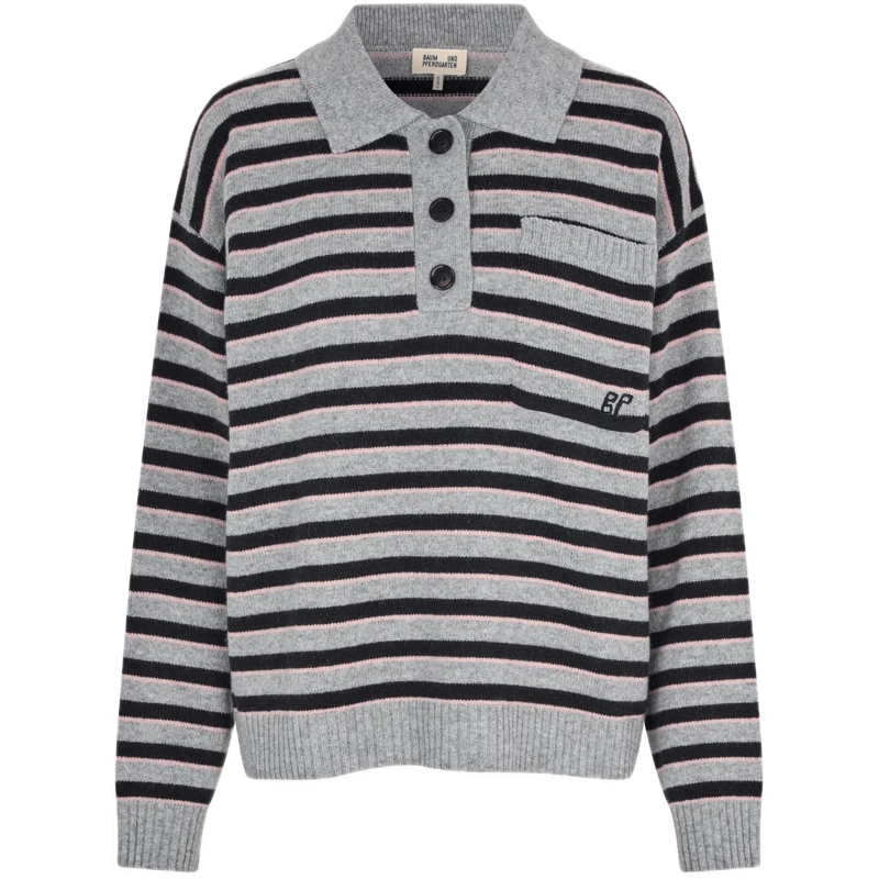 Baum Und Pferdgarten Polohemd Caley grau