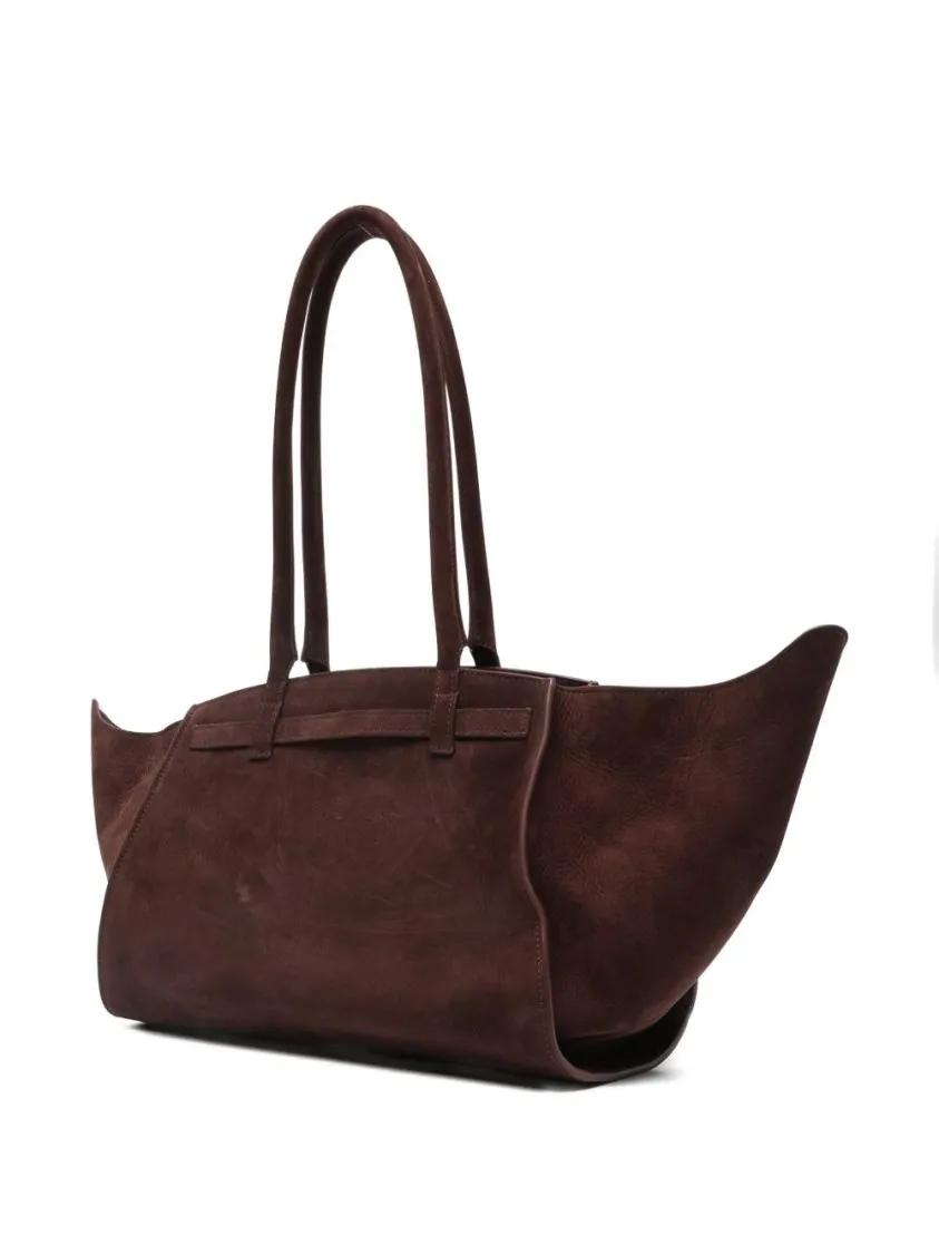 Thumbnail - Benedetta Bruzziches Shopper & Totes - Bordeaux Handbag With Winged Silhouette - Gr. unisize - in Schwarz - für Damen